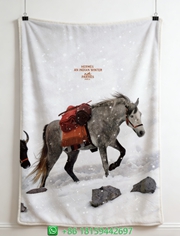 Hermes Throw Blankets